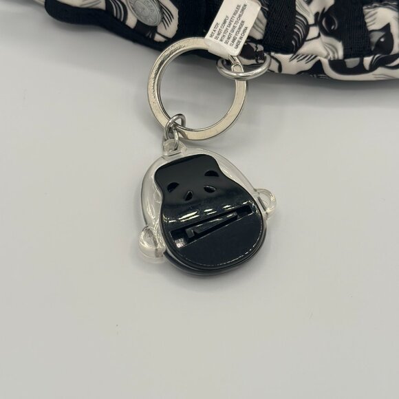 🖤 Kipling Printed Crossbody Bag – Black & White Bird Pattern - Picture 5 of 7